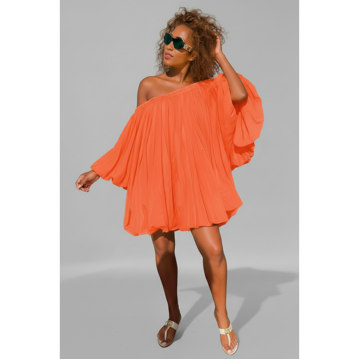 Women’s Patchwork Off Shoulder Mini Dress