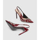 Diamond Embellishment Stiletto Pointed-Toe Shoes.