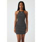 Sleeveless Round Neck Mini Dress
