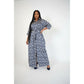 Vintage Short Sleeve Maxi Dress