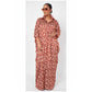 Vintage Short Sleeve Maxi Dress