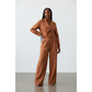 Vintage Buttoned Top & Pant Set