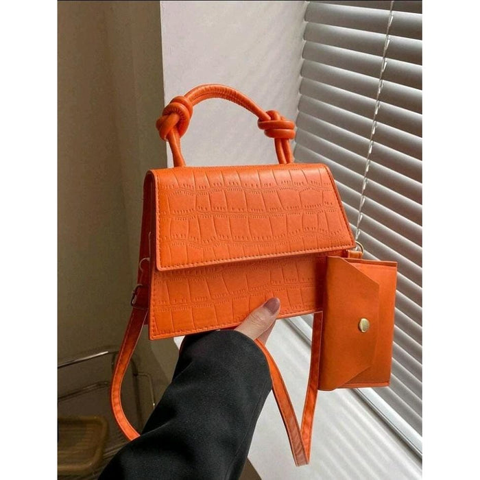 Portable Crossbody Flap Handbag