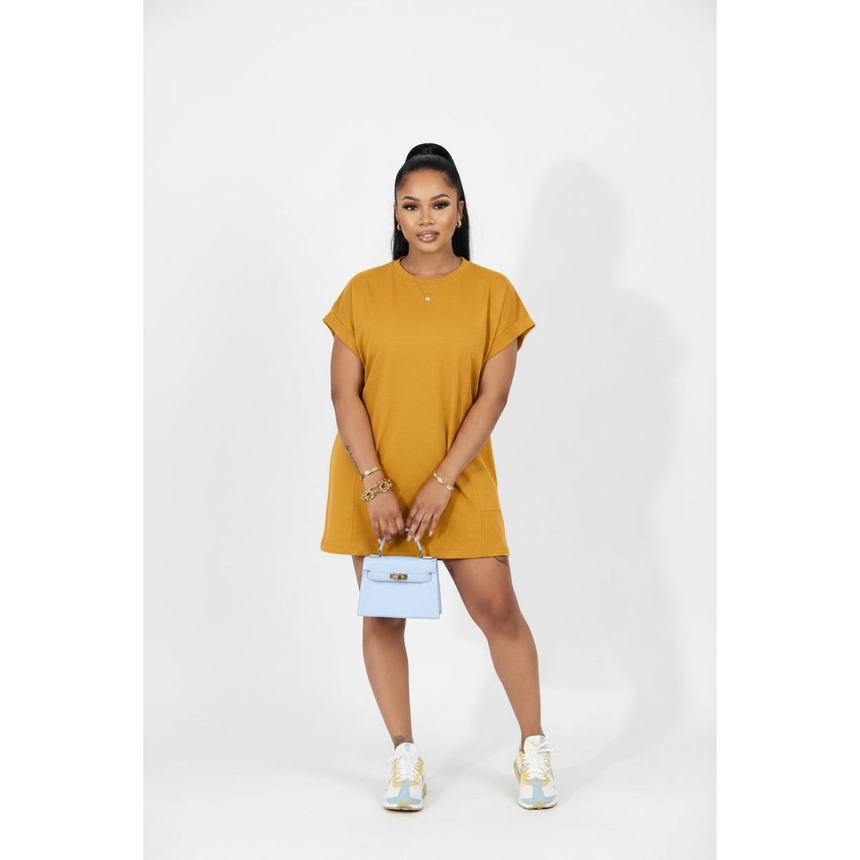 Sexy Round Neck Mini Dress. – YELLOW SUB TRADING