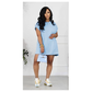 Sexy Round Neck Mini Dress.