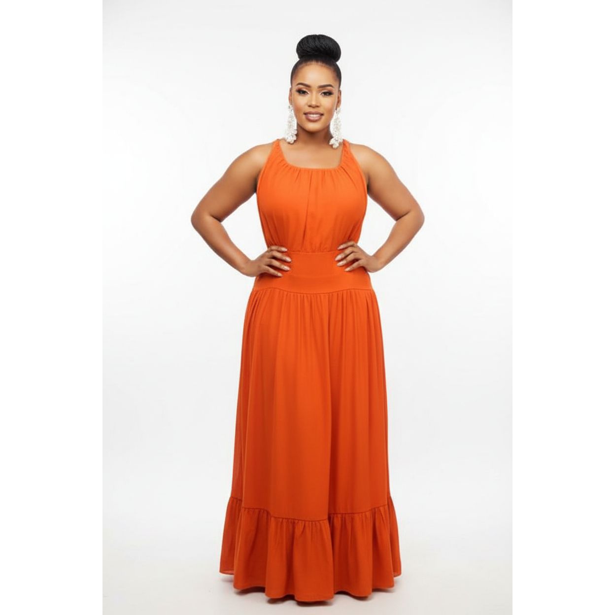 Sexy Sleeveless Maxi Dress