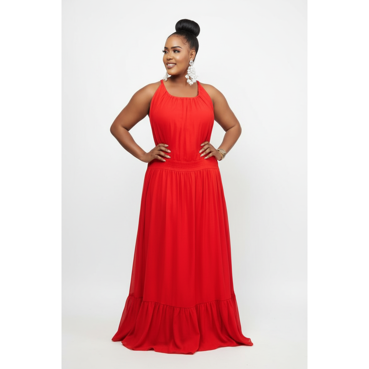 Sexy Sleeveless Maxi Dress