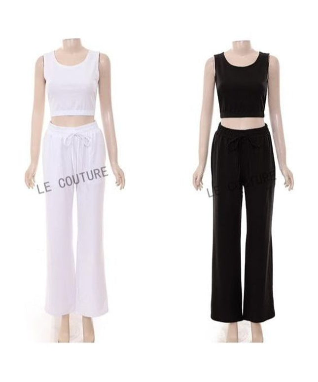 Sexy Sleeveless Top And Pant Set