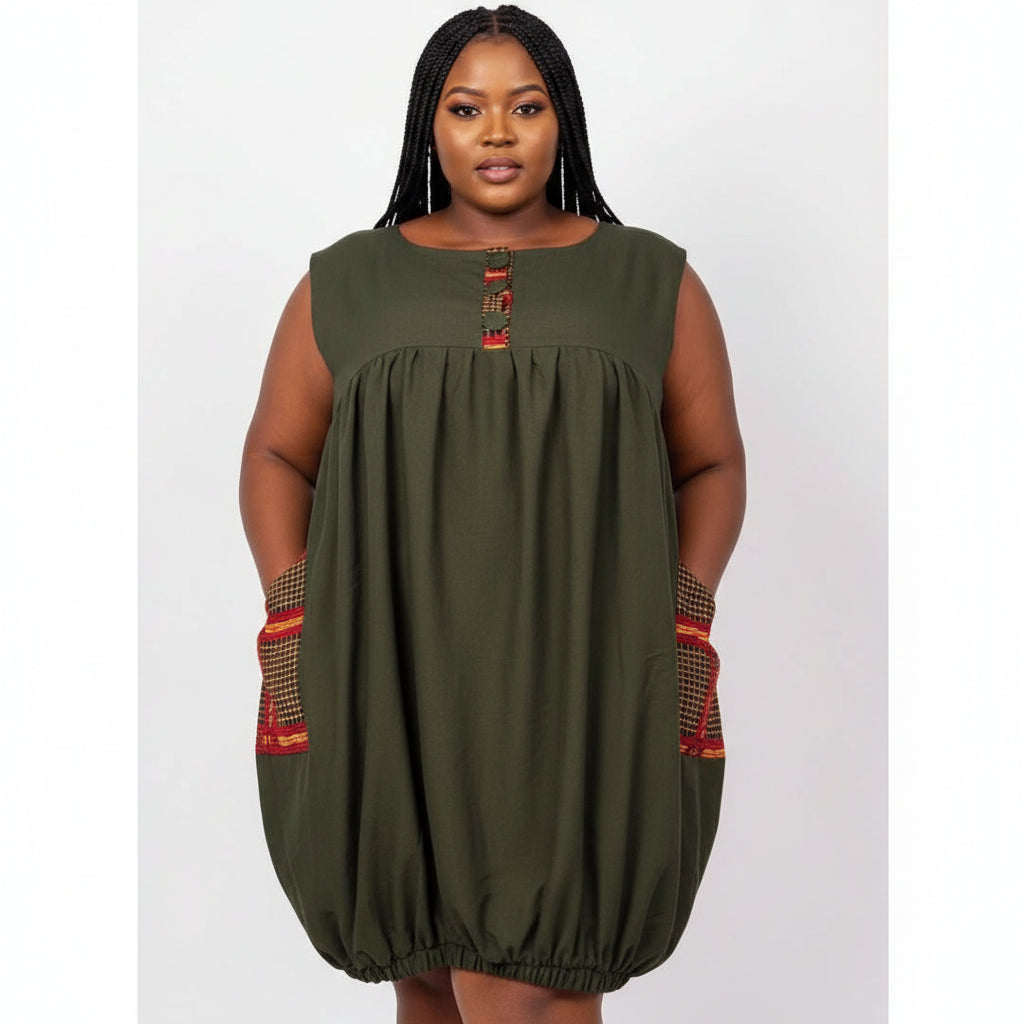 Sleeveless Bubbles Dress