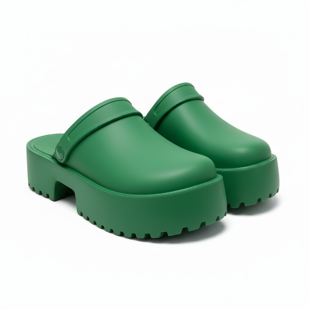 Chunky Non-slip Lightweight Slip-on Pumps