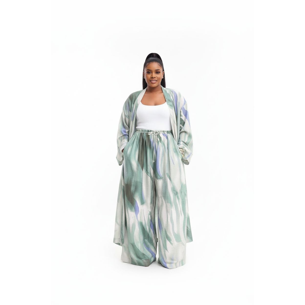 Watercolor Loose Abstract Two-piece set