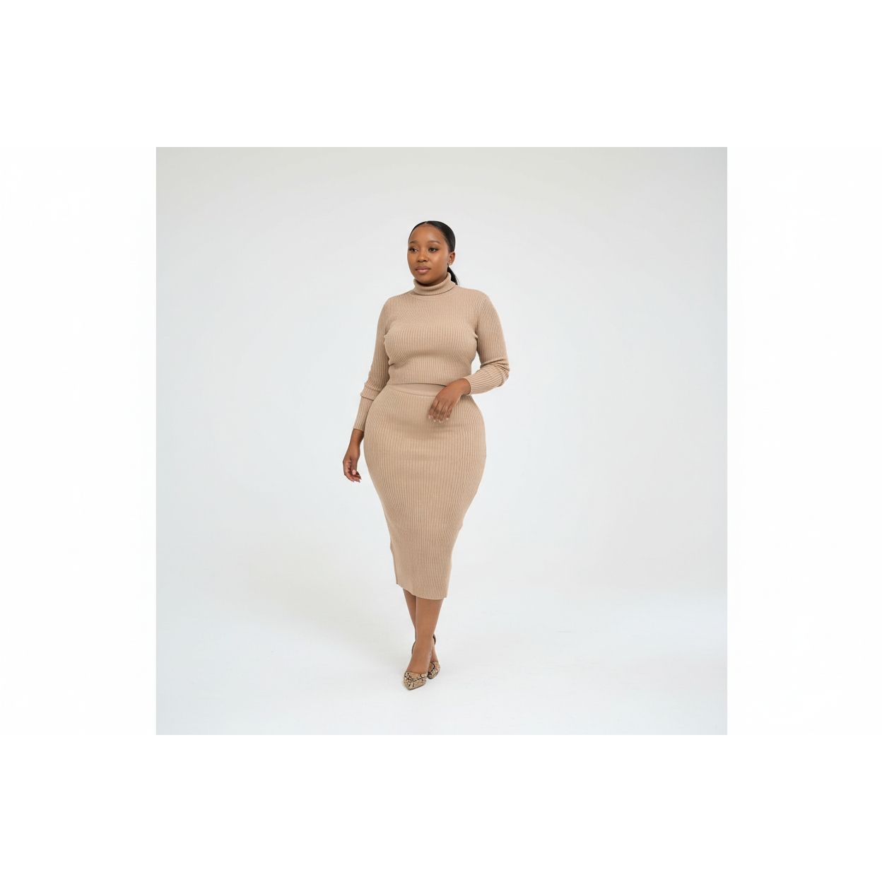 Long Sleeve Top and Skirt Set