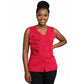 Sleeveless Floral-Accented Knitted Top