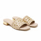 Slip On Studded Flat Sandals