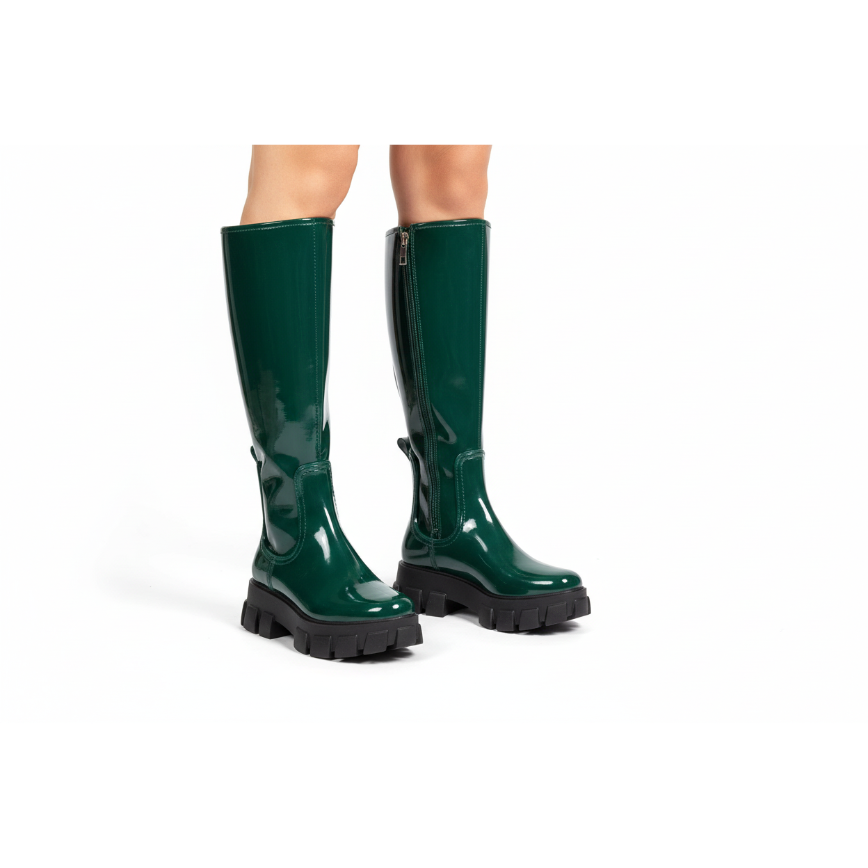 Chunky Solid Color Boots