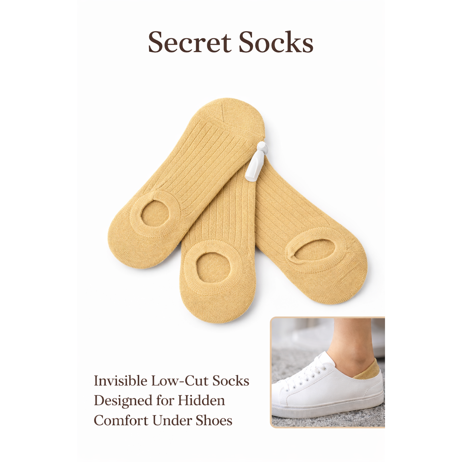 Invisible Secret Socks.