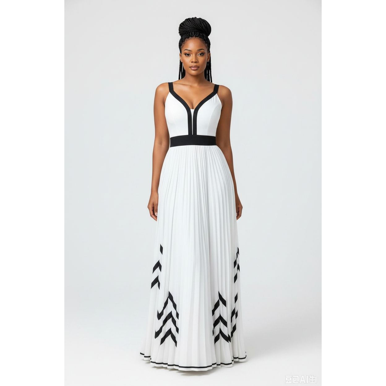 Sleeveless  Traditiona Fashion Maxi Dress