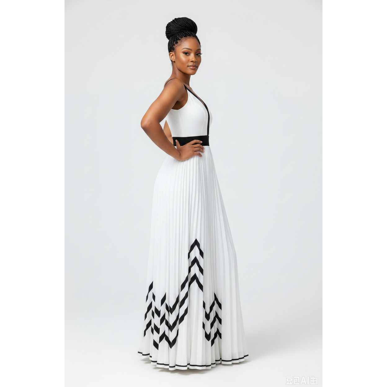 Sleeveless  Traditiona Fashion Maxi Dress