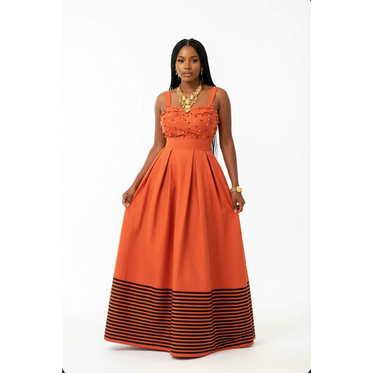 African Print Tube Thin Strap Bodycon Cultural Dress