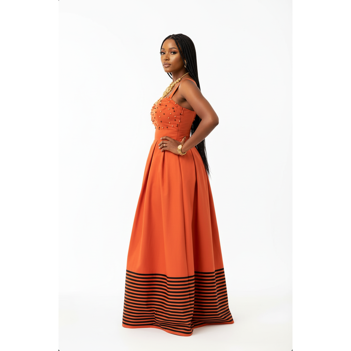 African Print Tube Thin Strap Bodycon Cultural Dress