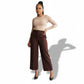 Women's Long 3/4 Straight-Leg Trousers