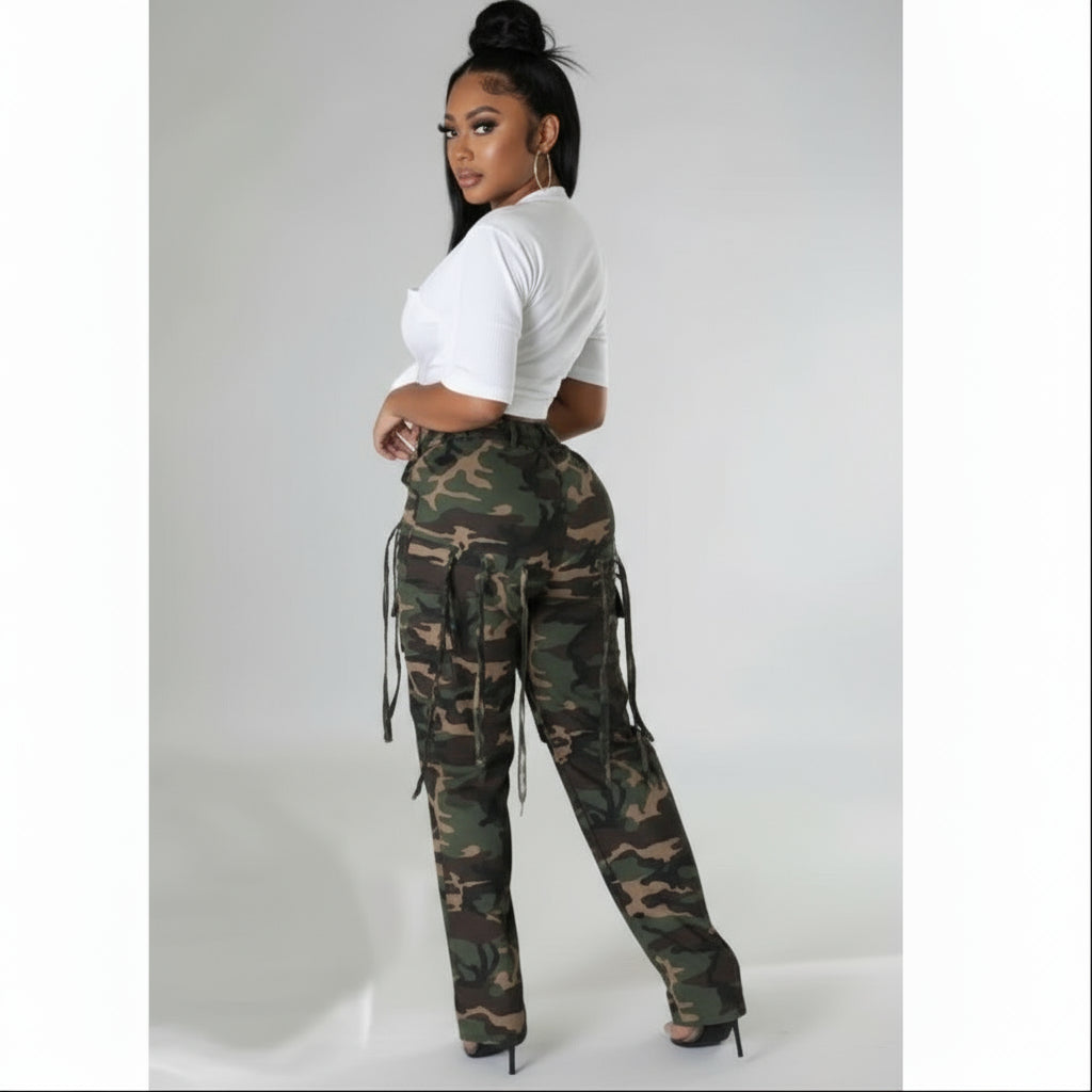 Elastic Bottom Cargo Pant