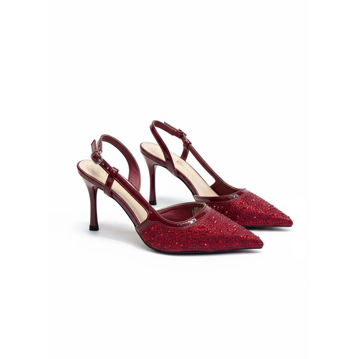 Sexy Pointed High Heels with Ankle Strap Shoe