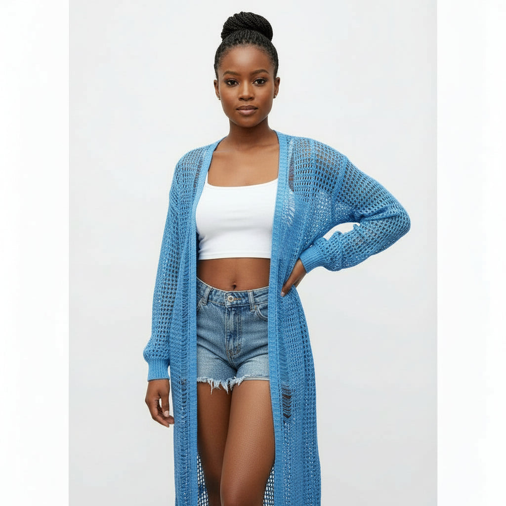 Knitted  Cover-Up Top