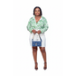Vintage Long Sleeve Top and Short Pant Set