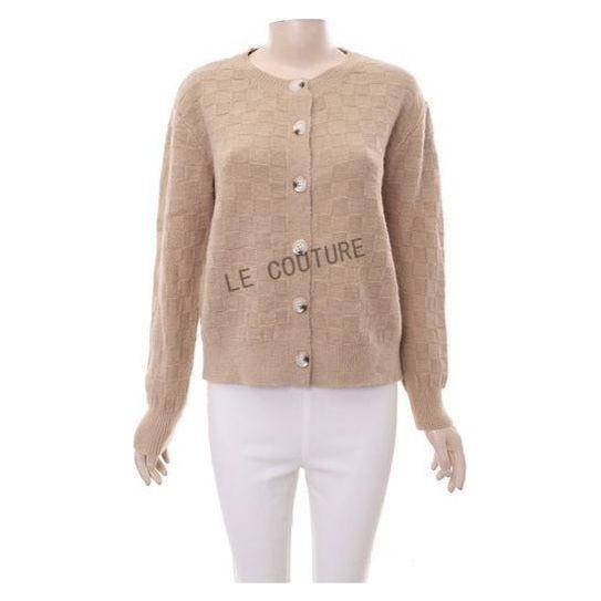 Buttoned Knitted Long Sleeve Top