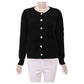 Buttoned Knitted Long Sleeve Top
