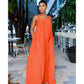 Sleeveless Wide Leg Jumpsuit