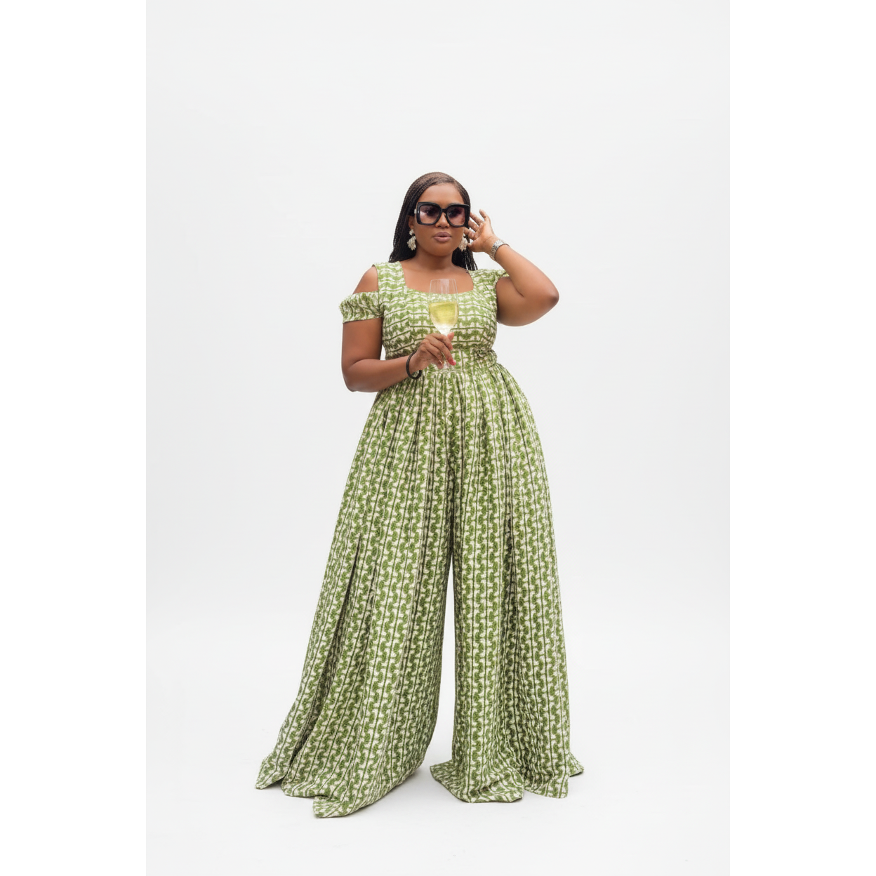 Printed Palazoo Jumpsuit