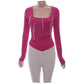 Long Sleeve Beads Top