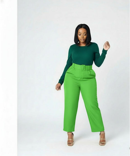 High Waisted Formal Short Pant