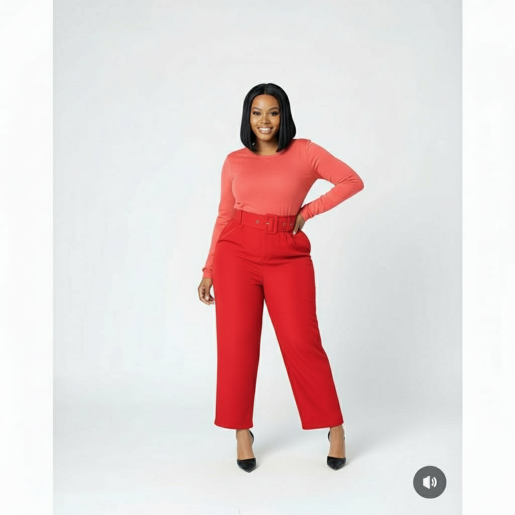 High Waisted formal pants