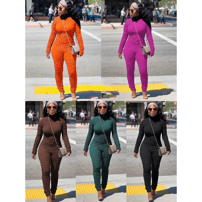Long Sleeve Bodycon Jumpsuit — YELLOW SUB TRADING