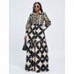 Long Sleeve Buttoned Maxi Dress