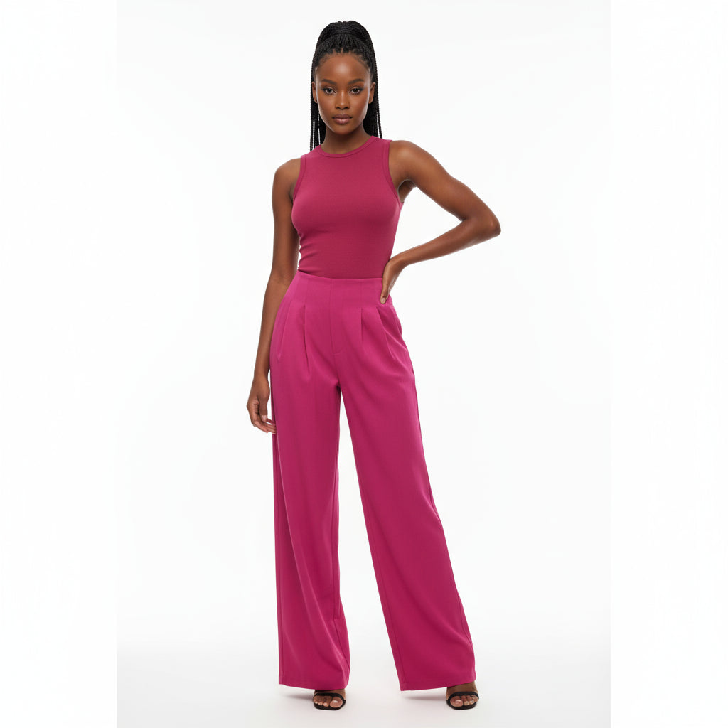 Wide Leg Palazzo Pants for Women