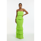 Sleeveless Ruffle Maxi Dress