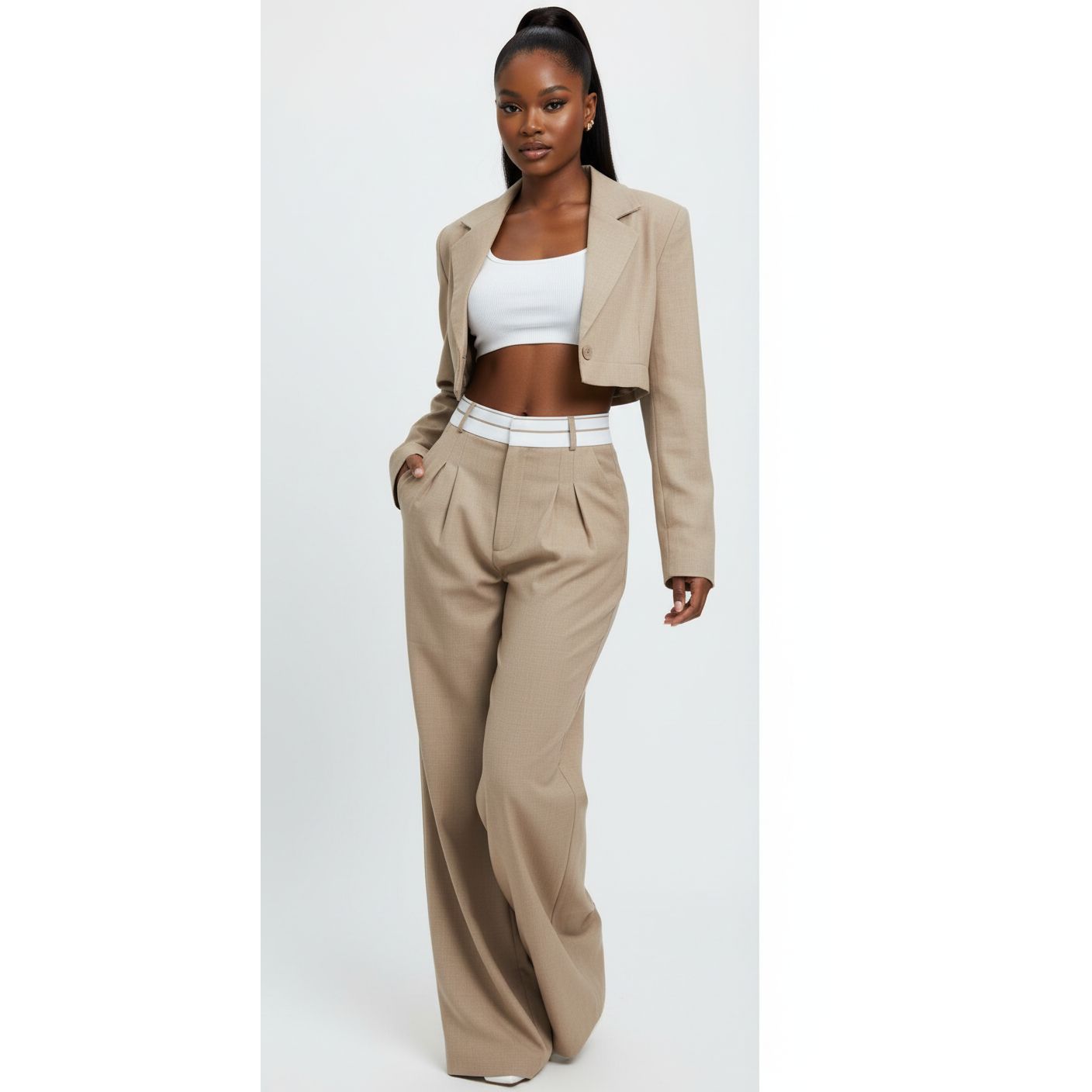 Loose High Waisted Pants