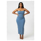Sleeveless Denim Dress