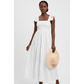 Square Sleeveless Maxi Dress