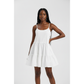 Sleeveless Patched Midi Dress