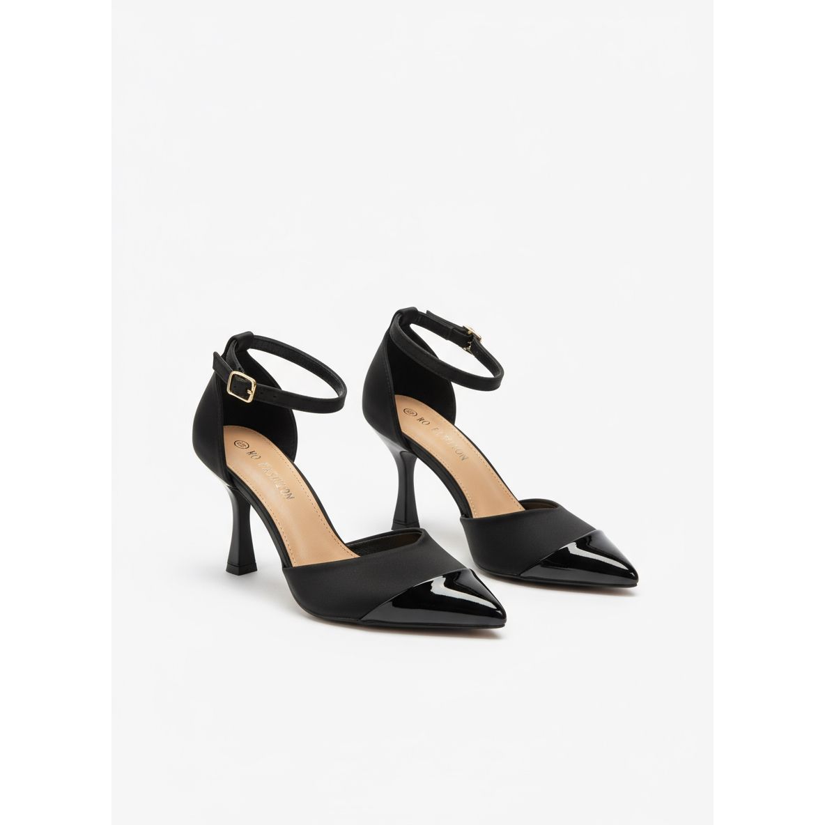 Women Point Toe Ankle Strap Elegant Flat Shoes