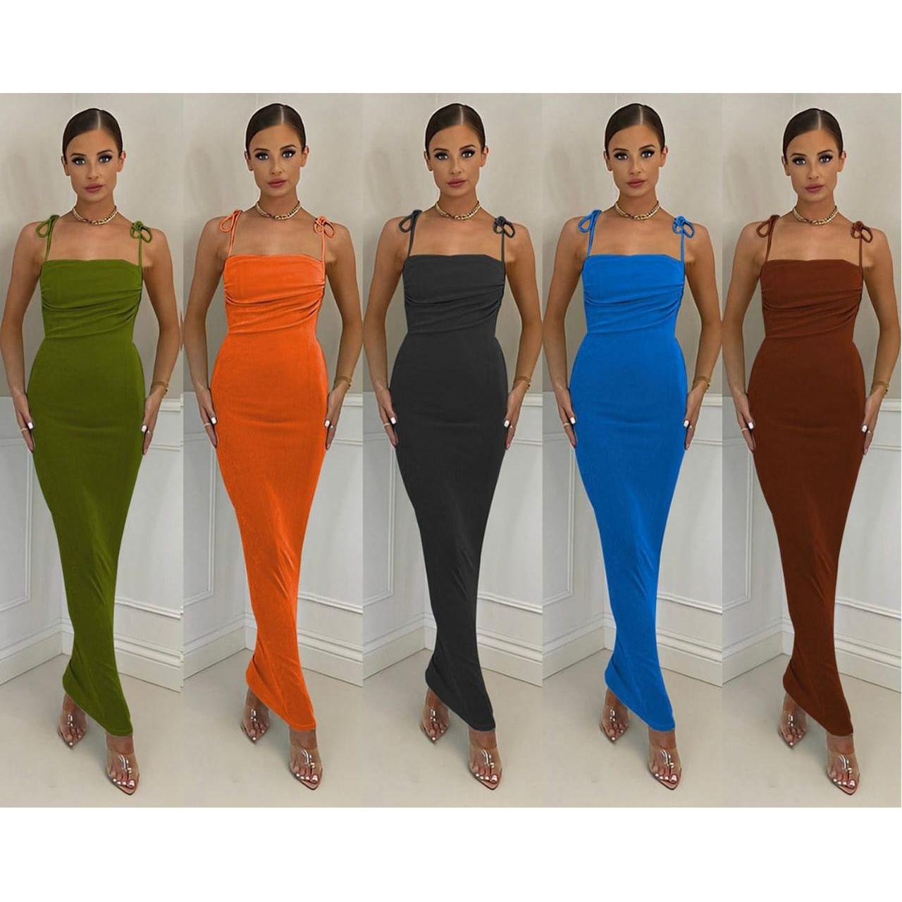 Sleeveless Long Bodycon Dress – YELLOW SUB TRADING