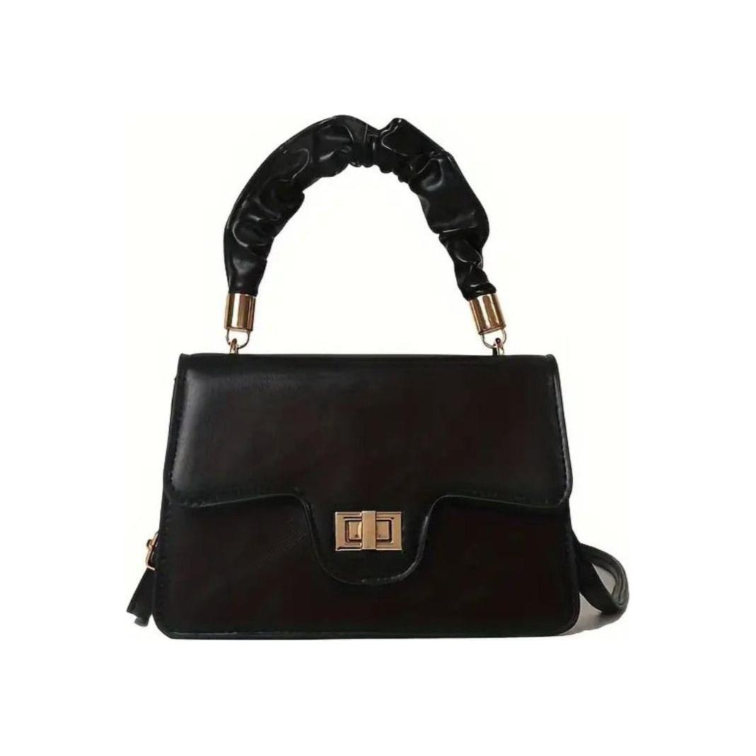 Portable Leather Crossbody Handbag