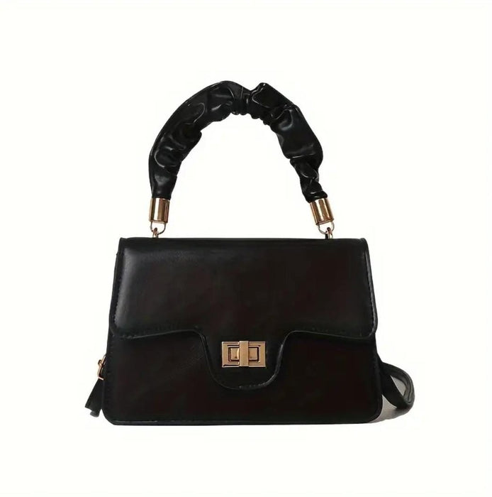 Portable Leather Crossbody Handbag