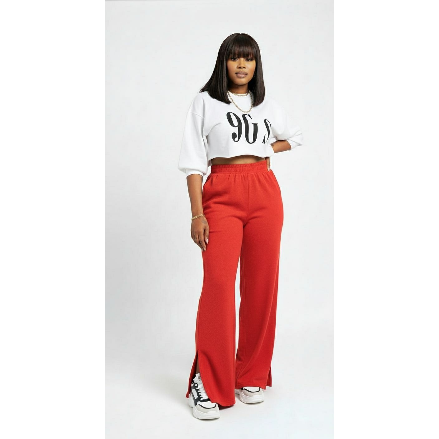 High Waisted Palazzo Pant