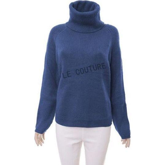 Sexy Knitted Polo Neck